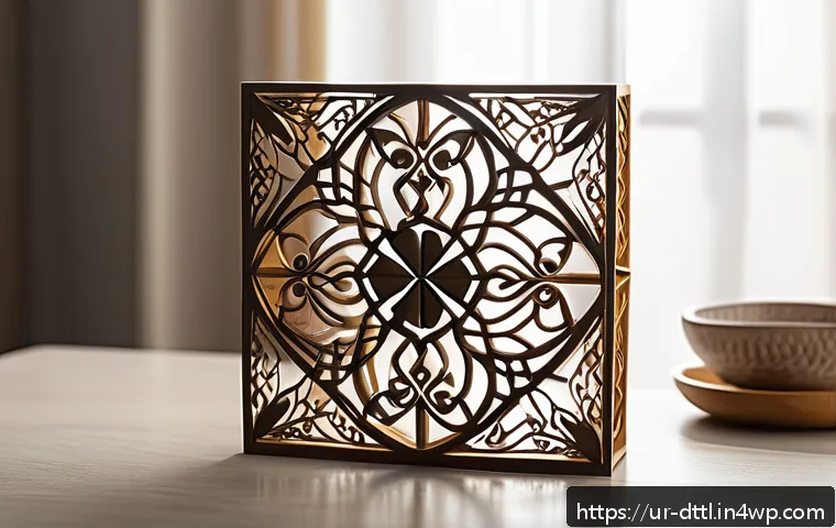 디지털 장인 문화에서의 제품 디자인 사례 - A sophisticated 3D printed home decor item inspired by traditional Pakistani rural motifs, featuring...